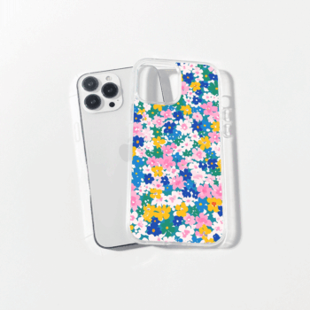 Neon Bloom Silicone Case