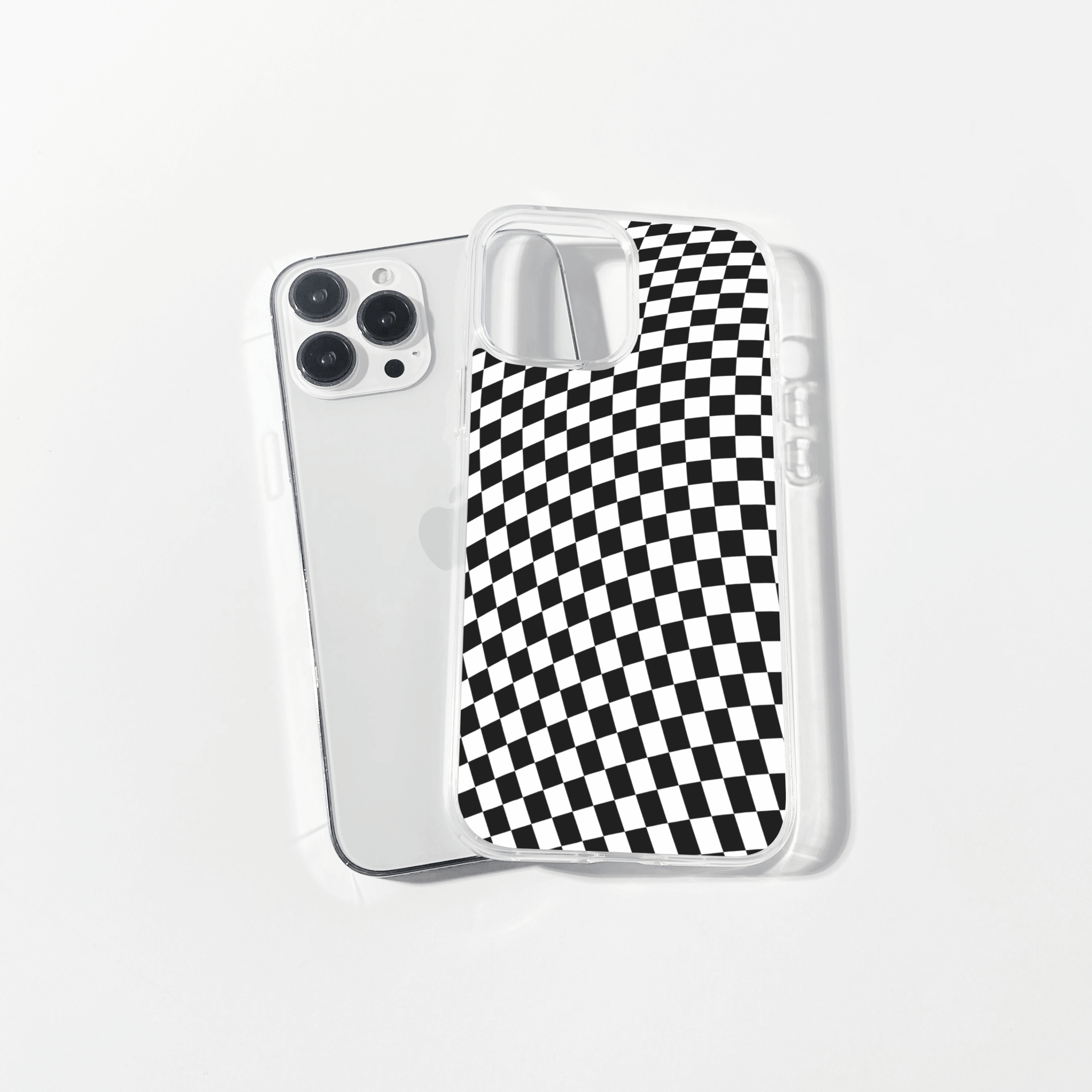 classic chess printed silicone mobile cover