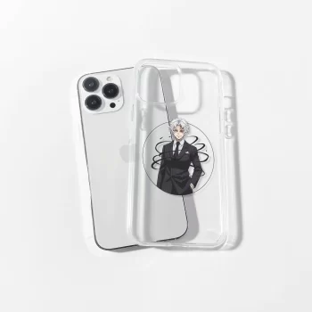 demon suit printed silicone mobile cover