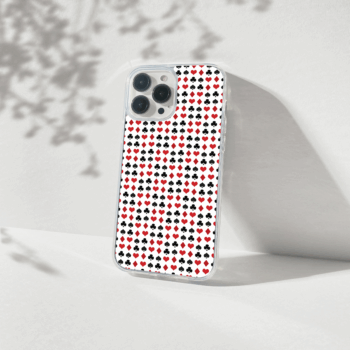 Diamond Cards Silicone Mobile Cover