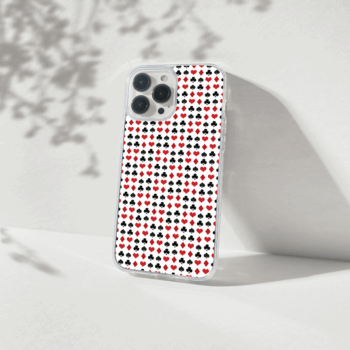 Diamond Cards Silicone Mobile Cover