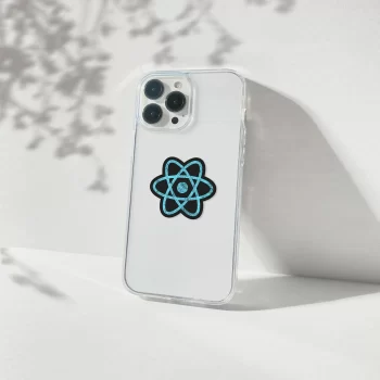 react quotes printed mobile cover
