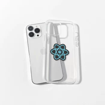 react quotes printed mobile cover