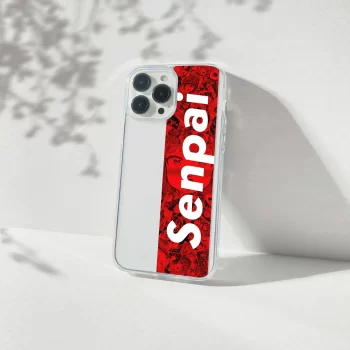senpai anime printed mobile cover