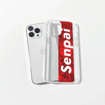 senpai anime printed mobile cover